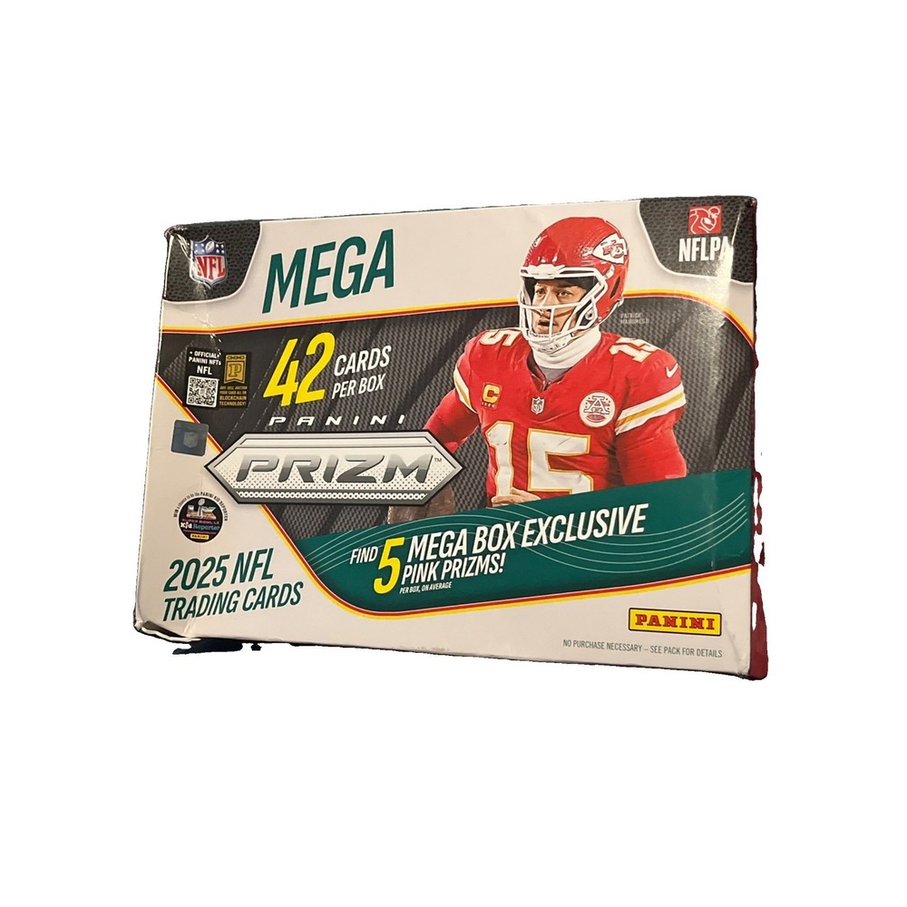 2025 Panini Prizm Football Hobby Mega Box-Unsealed Box-Packages SEALED